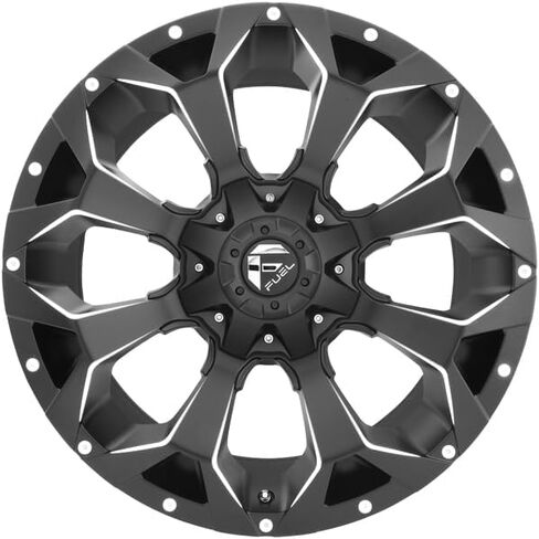 FUEL OFF-ROAD ASSAULT 22X12 8X170 4.77-44mm MATTE BLACK MILLED - D54622201747 in Kuwait