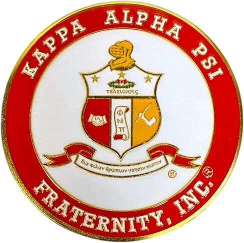 Kappa Alpha Psi 3D Stamped Aluminum Car Emblem in Saudi Arabia