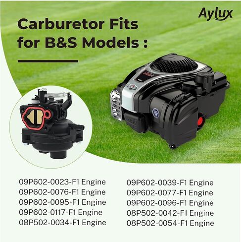 799584 592361 Carburetor with 593260 Filter for B&S 594058 594057 9P702 09P702 550EX 625EX 675EX 725EXI 140cc Engines Fits Troy Bilt TB110 TB200 lawn mower, black in Saudi Arabia