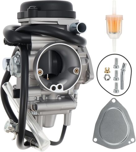 Carburetor for Yamaha Big Bear 400 YFM400 (2000-2006), Kodiak 400, Bruin 350 (2004-2006), Wolverine 450 (2007-2010), Grizzly 350/450 (2007-2014) ATV - Air Filter, Fuel Filter & Cleaner Brush in Saudi Arabia