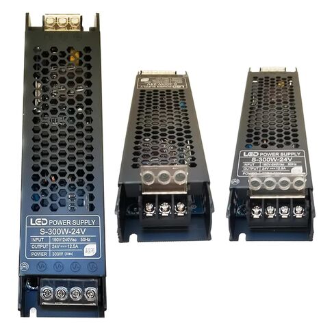 1 قطعة 24 فولت 12.5A مصدر طاقة نحيف 300 واط فائق النحافة AC220V تيار مستمر 12 فولت 25A محول (24 فولت 300 واط) in Kuwait