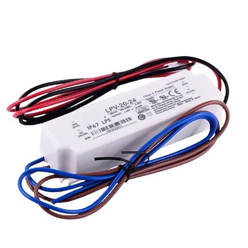 1pcs Switching Power Supply Lpv-20 20w 5v 12v 15v 24v Constant Voltage Waterproof Plastic LED Driver Ip67 ac dc(LPV-20-24) in Saudi Arabia