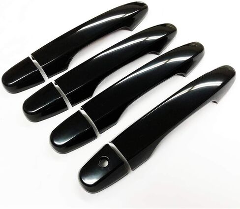 Ultra Finish Glossy-Black Series 8pcs Door Handle Covers Compatible with 2012-2016 Honda CR-V+Civic in Kuwait
