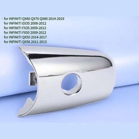 Akozon لإنفينيتي QX60 QX70 QX80 EX35 FX35 QX50 QX56 2014-2019 80646 1BA0A غطاء مقبض الباب غطاء مقبض الباب الخارجي 80646 1BA0A غطاء مقبض الباب الخارجي مع ثقب المفتاح in Kuwait