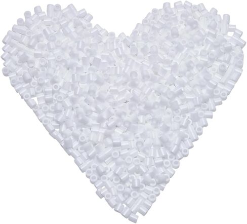 SOFPALTE 1000Pcs Grey Fuse Beads 5mm Melting Beads with 3mm Hole Bulk Small Plastic Tube Melt Compatible Hama Refills for DIY Crafts Handmade Decor Holiday Christmas Birthday Gifts Adults Beginners in Kuwait