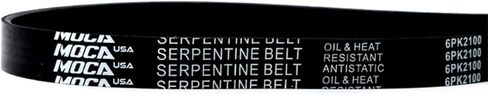 6PK2100 Serpentine Belt fit 07-17 for Lexus LS460 4.6L, 10-14 for Cadillac CTS, 98-04 for Ford Contour/Escape, 11-19 for Jeep Grand Cherokee, 11-15 for Dodge Durango, 01-04 for Mazda Tribute in Kuwait
