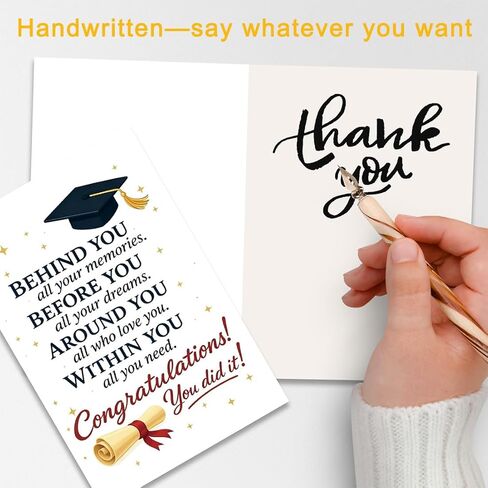 Inspirational Graduation Card for High School College, Congratulations Gift for Family Friends in Saudi Arabia