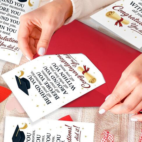 Inspirational Graduation Card for High School College, Congratulations Gift for Family Friends in Saudi Arabia