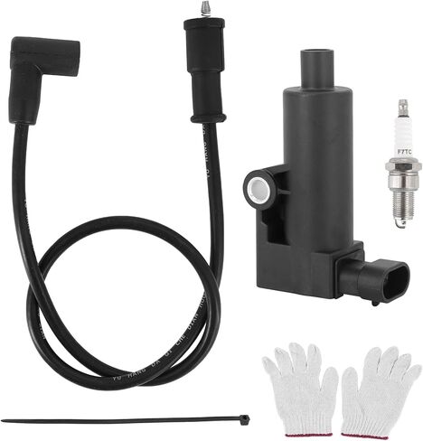 Ignition Coil & Spark Plug & Wire Cap for Hisun UTV 250 400 450 500 Massimo Gunner 250 MSU 400 500 Coleman UT400 UT500 Axis Bennche Cowboy Spire Bighorn 250 400 450 500 in Kuwait