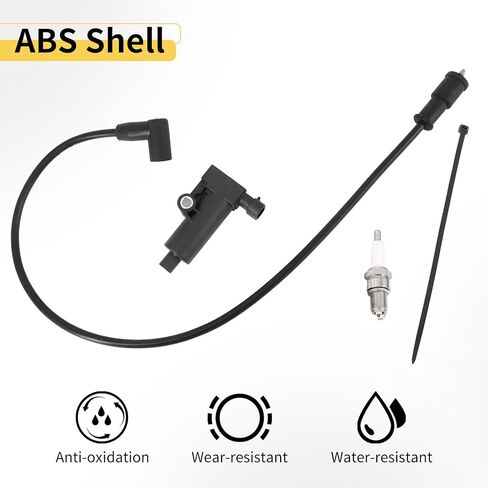 Ignition Coil & Spark Plug & Wire Cap for Hisun UTV 250 400 450 500 Massimo Gunner 250 MSU 400 500 Coleman UT400 UT500 Axis Bennche Cowboy Spire Bighorn 250 400 450 500 in Kuwait