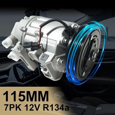 Air Conditioner AC Compressor With A/C Clutch Fits for Nissan Altima 2007-2012 2.5L, for Nissan Sentra 2007-2012 2.5L, CO 10886C, 1010886, 638784, 92600ET80A, 92600JA000, 92600ZE90B, 92600JA00A in Kuwait