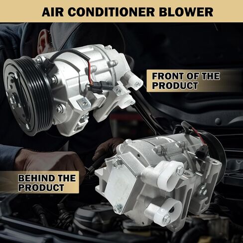Air Conditioner AC Compressor With A/C Clutch Fits for Nissan Altima 2007-2012 2.5L, for Nissan Sentra 2007-2012 2.5L, CO 10886C, 1010886, 638784, 92600ET80A, 92600JA000, 92600ZE90B, 92600JA00A in Kuwait