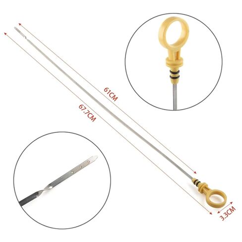 Engine Oil Dipstick Compatible with Hummer for H3 2008 2009 2010 for H3T 2009 2010 610mm Car 5.3L Engine Oil Dipstick 12603506 in Kuwait