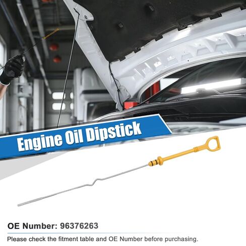 Engine Oil Dipstick Compatible with Chevrolet for Aveo 2004 2005 2006 2007 2008 for Aveo5 Engine Oil Level Indicator Dipstick No.96376263 1.6L L4 in Kuwait