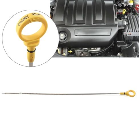 Engine Oil Dipstick Compatible with Chrysler for Sebring 2007 2008 2009 2010 552mm Car 2.7L Engine Oil Level Dipstick 4892059AB in Kuwait