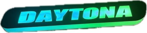Day.Tona LED Front Grille Badge, RGBW Color Changing with Bluetooth Control, Flow Series Lighting Effects, in Kuwait