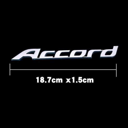 for Accord Rear Emblem Replacement for A Parts Car Trunk Rear Door Badge Sticker Body Decal Accessory in Kuwait