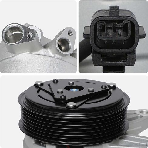 AISIN AFTERMARKET ACCN-00558 Air Conditioner AC Compressor - Compatible with Nissan Maxima 2008-2014, Pathfinder 2013-2015, Murano 2009-2014, Infiniti QX60 2014-2015 in Kuwait