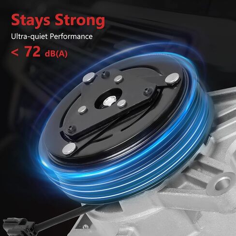 HYR New Air Conditioner AC Compressor with Clutch Compatible with Nissan Murano/Maxima 3.5L 2009-2014, Pathfinder 2013-2015, Quest 3.5L 2011-2015, Infiniti JX35 2013, QX60 2014-2015 CO 11319C in Saudi Arabia