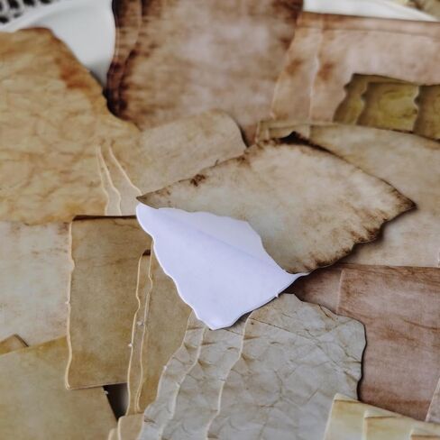 45pcs/Pack Vintage Letter Series Material Sticker DIY Scrapbooking Junk Journal Base Collage Diary Happy Plan Gift Seal Decoration Junk Journaling Supplies in Kuwait