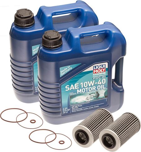 2 Pack Oil Change Kit W/Filter for SeaDoo GTI GTR GTX RXP RXT Wake 2016 & Up in Kuwait