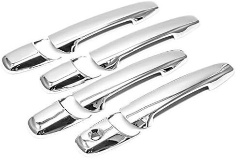 Sizver Chrome Door Handle Covers For 2005-2014 Ford Mustang in Kuwait