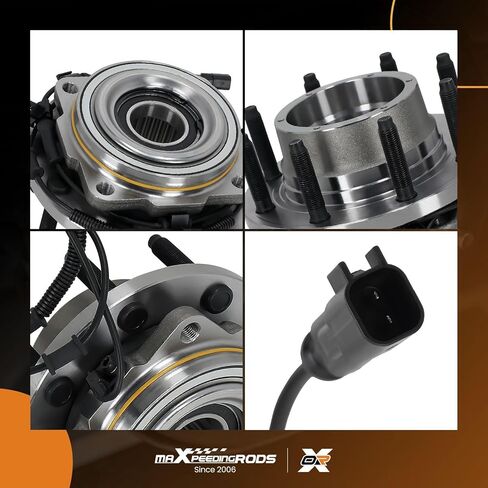 maXpeedingrods 2Pcs 515130 Front Wheel Hub and Bearing Assembly for Ford F-250 F-350 Super Duty 2011-2016 4WD / 4x4 SRW Models 8-Lug in Kuwait