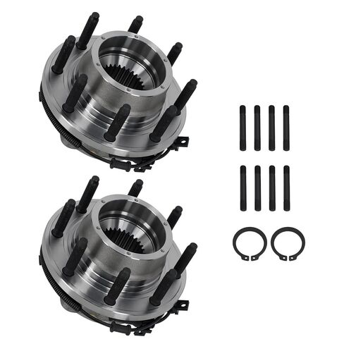 maXpeedingrods 2Pcs 515130 Front Wheel Hub and Bearing Assembly for Ford F-250 F-350 Super Duty 2011-2016 4WD / 4x4 SRW Models 8-Lug in Kuwait
