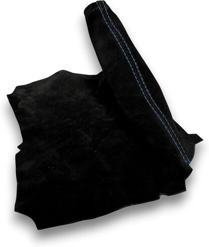 Black Suede Manual Shit E-Brake Parking Replacement Boot Cover Compatible with Subaru, Scion Fr-s, GT86 2013 2014 2015 2016 2017 2018 2019 2020 (White) in Kuwait