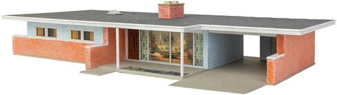 Walthers Cornerstone HO Scale Building/Structure Kit Mid Century Modern Home in Kuwait
