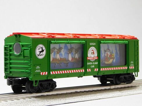 MTH RAILKING Christmas Flying Santa's Sleigh Action CAR Freight O Gauge 30-79692 in Saudi Arabia