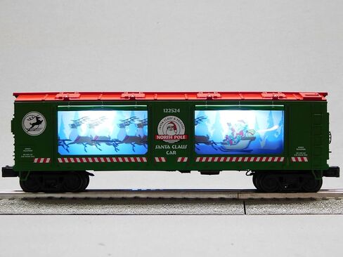 MTH RAILKING Christmas Flying Santa's Sleigh Action CAR Freight O Gauge 30-79692 in Saudi Arabia