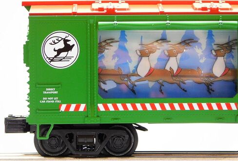 MTH RAILKING Christmas Flying Santa's Sleigh Action CAR Freight O Gauge 30-79692 in Saudi Arabia