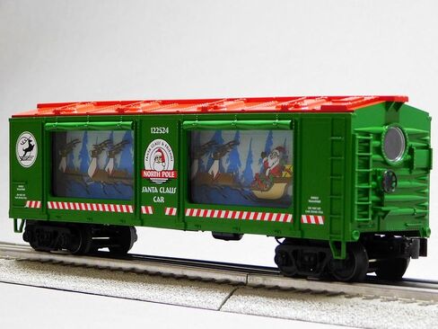 MTH RAILKING Christmas Flying Santa's Sleigh Action CAR Freight O Gauge 30-79692 in Saudi Arabia