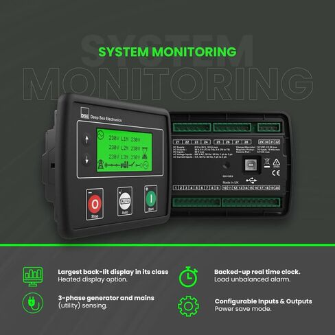 Thunder Parts DSE4520 Original Made in UK | MKII Auto Mains (Utility) Failure Control Module (Ct, Rtc) | DSE 4520-05 in Kuwait