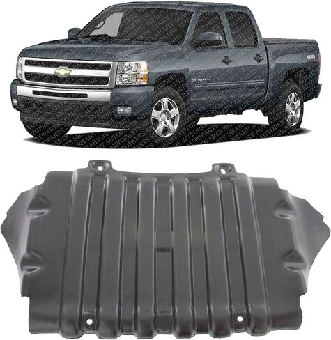 Front Engine Splash Shield Direct Replacement Compatible with 2007-2013 Chevrolet Silverado 1500 GM1228139 22781371 in Saudi Arabia