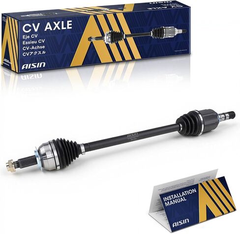 AISIN AFTERMARKET CVAF-02157 Front Left or Right CV Axle Shaft Assembly - Compatible with Outback Legacy 2010-2014, Forester 2014 - with Standard Neoprene Outboard Boot in Kuwait