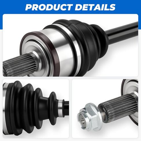 TadaMark 2PCs Front CV Axle Shaft Assembly Fit for Dodge Charger 2007-2020, for Chrysler 300 2005-2020, for Dodge Challenger 2018-2020, for Dodge Magnum 2005-2008, AWD Only, Left & Right Side in Kuwait