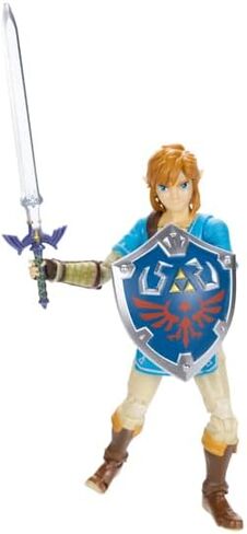 JAKKS Pacific The Legend of Zelda Link Action Figure with Master Sword & Hylian Shield 4 Inch Collectible Toy in Kuwait