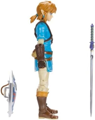 JAKKS Pacific The Legend of Zelda Link Action Figure with Master Sword & Hylian Shield 4 Inch Collectible Toy in Kuwait