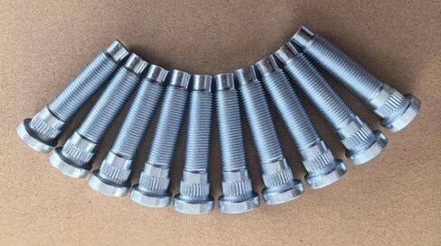 10 PCS 1/2-20 Serrated Wheel Stud Bolts 610-523 0.56 in. Knurl, 2.3 in. Length Compatible with 2005-2014 Ford Mustang Front Hub in Kuwait