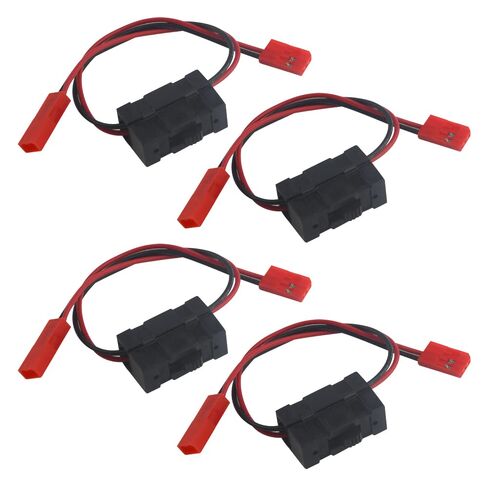 4 Pack On Off Power Switches Battery Receiver Switches with JST Connector Plug for RC Car Crawler Truck Airplane(Red) in Kuwait