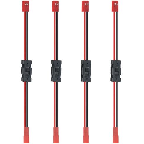 4 Pack On Off Power Switches Battery Receiver Switches with JST Connector Plug for RC Car Crawler Truck Airplane(Red) in Kuwait