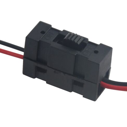 4 Pack On Off Power Switches Battery Receiver Switches with JST Connector Plug for RC Car Crawler Truck Airplane(Red) in Kuwait