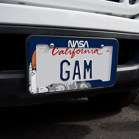 GRAPHICS & MORE Space Shuttle Launch License Plate Tag Frame in Kuwait