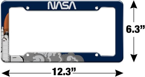GRAPHICS & MORE Space Shuttle Launch License Plate Tag Frame in Kuwait