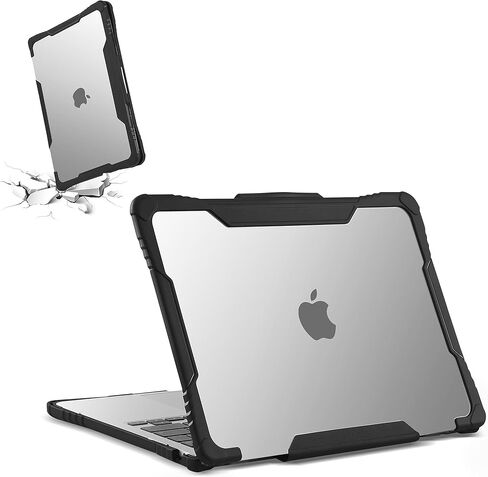 Rugged Laptop Sleeve with Keyboard Cover for Apple 13.6 MacBook Air 2022 M2, Clear (TP-RCL-MA13M2) in Saudi Arabia