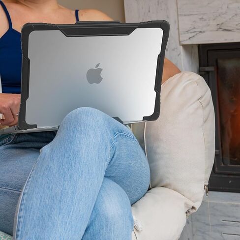 Rugged Laptop Sleeve with Keyboard Cover for Apple 13.6 MacBook Air 2022 M2, Clear (TP-RCL-MA13M2) in Saudi Arabia