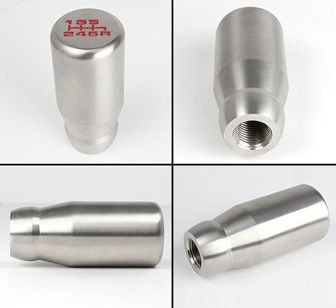 1 LB Pound Heavy Weighted Long Stainless Steel JDM 6 Speed Manual Shifter Shift Gear Knob in Kuwait