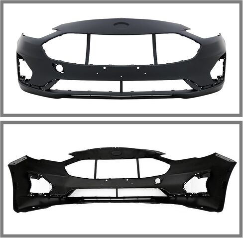 PENSUN Complete Front Bumper Cover W/Gille Fog Lamp Covers For 2019 2020 Ford Fusion - OE Style in Kuwait